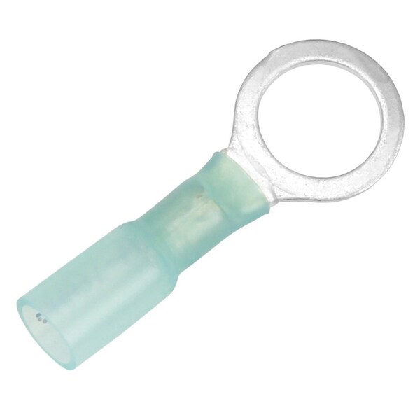 Pacer 16-14 AWG Heat Shrink Ring Terminal - 3/8in Stud Size - 25 Pack